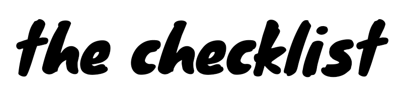 The logo of the Checklist newsletter